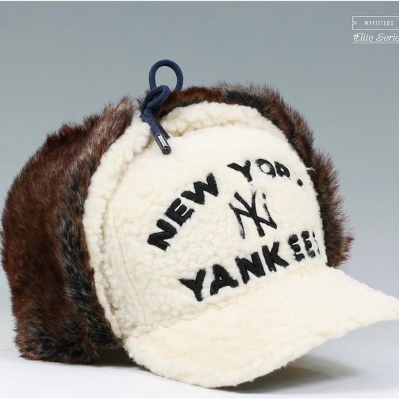 Myfitteds New York Yankees vanilla bean 1978 World Series Sherpa dog ear7 3/8